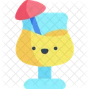 Cocktail Kawaii Summer Icon