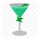 Cocktail De Sauterelles Menthe Vert Icône