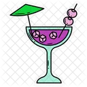 Cocktail sticker  Icon