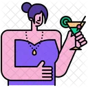 Cocktails Wink Drinking Icon
