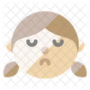 Girl Face Smug Icon