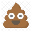 Porcaria Emoji Cara Ícone