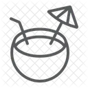 Coco Bebida Tropical Icon