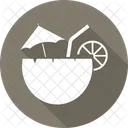 Coconut Water Food Icon