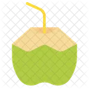 Coconut Water Fruit Healthy Food Icon