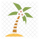 Coconut Tree Beach Icon