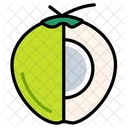 Coconut-and-half-cut  Icon