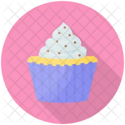 Coconut Cupcake  Icon