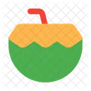 Coconut Drink Fruit Beverage Icon
