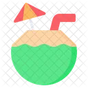 Coconut Drink Cocktail Icon
