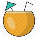 Coconut Juice Drink Icon