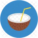 Coconut Drink Beach Icon