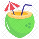 Beach Drink Coconut Drink Tropical Drink Icon