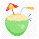 Tropical Drink Coconut Drink Coconut Milk Icon