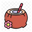 Coconut Drink Food Icon