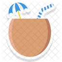 Coconut Drink Beach Drink Coconut Icon