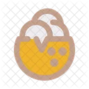 Coconut ice cream  Icon