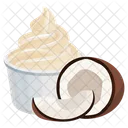 Coconut Ice Cream  Icon