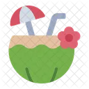 Coconut Drink Beverage Icon