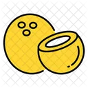 Coconut Food Indian Icon