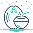 Coconut Nucifera Cocos Icon