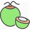 Coconut Nut Fruit Icon