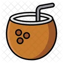 Tropical Coconut Food Fruit Icon