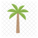 Coconut Tree Summer Holiday Icon