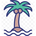 Beach Outdoor Palm Icon