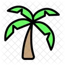 Coconut Beach Tropis Icon