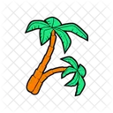 Coconut Tree Palm Tree Sticker Icon