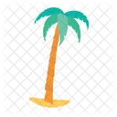 Coconut Tree Tree Beach Icon