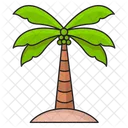Palm Tree Coconut Tree Botanical Icon