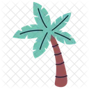 Coconut Tree Palm Tree Tropical Icon Icône