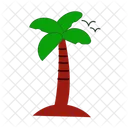 Beach Tree Palm Tree Coconut Tree Icon