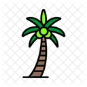 Coconut Tree Tropical Palm Icon