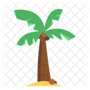 Coconut Tree Vacation Icon