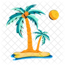 Palm Trees Coconut Trees Beach Trees Icon