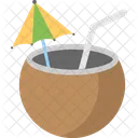 Tropical Drink Coconut Icon