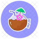 Coconut Water Drink Icon
