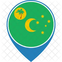 Cocos keeling Flag Icon