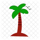 Arbre De Plage Palmier Cocotier Icône