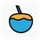 Cocout Water Coconat Juice Icon