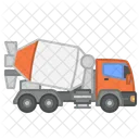 Cement Mixer Truck Icon