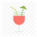 Coctel Mocktail Beber Icono