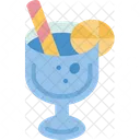 Coctel Sin Alcohol Bebida Helado Icono