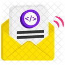 Codage Des E Mails Programmation Des E Mails Programmation Des Messages Icône