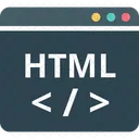 Codage Html Html Code Source Icône