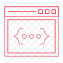 Internet Codage Script Icône