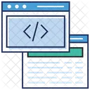 Codage Web Developpement Web Analyse De Donnees Icône